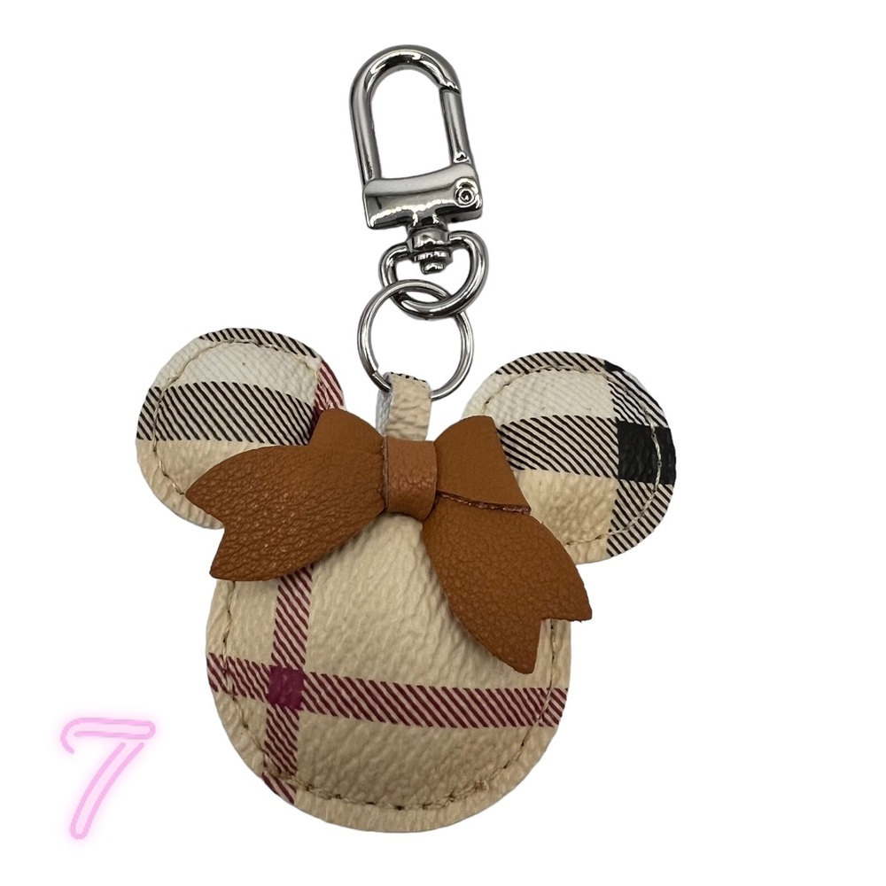 NEW Monogram Mouse Keychain Bag Charm - Picture 12 of 16